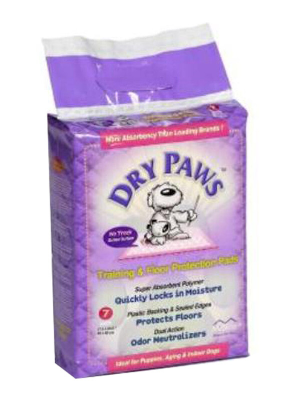 

Midwest Dry Paws Training & Floor Protection Small Pads, 7 Piece, Pink