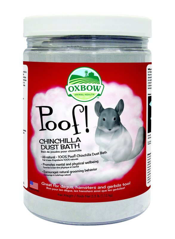 

Oxbow Poof! Chinchilla Dust Bath, 1.13Kg, Red