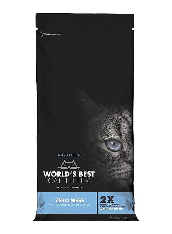 

World's Best Cat Litter Advanced Zero Mess, 24 Lbs, Black