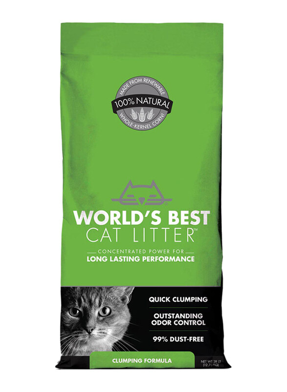 

World's Best Cat Litter Clumping Formula, 28 Lbs, Green