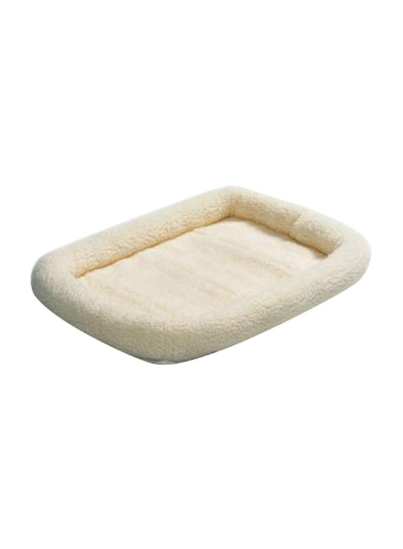 

Midwest Quiet Time Sheepskin Pet Bed, 30 Inch, White