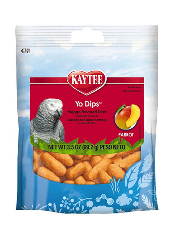 

Kaytee Fiesta Yog Dip Mango Parrot Bird Dry Food, 3.5oz