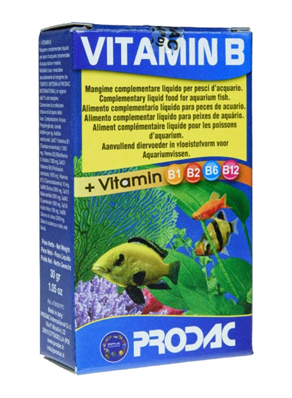 

Prodac Vitamin B in Drops Fish Wet Food, 30g