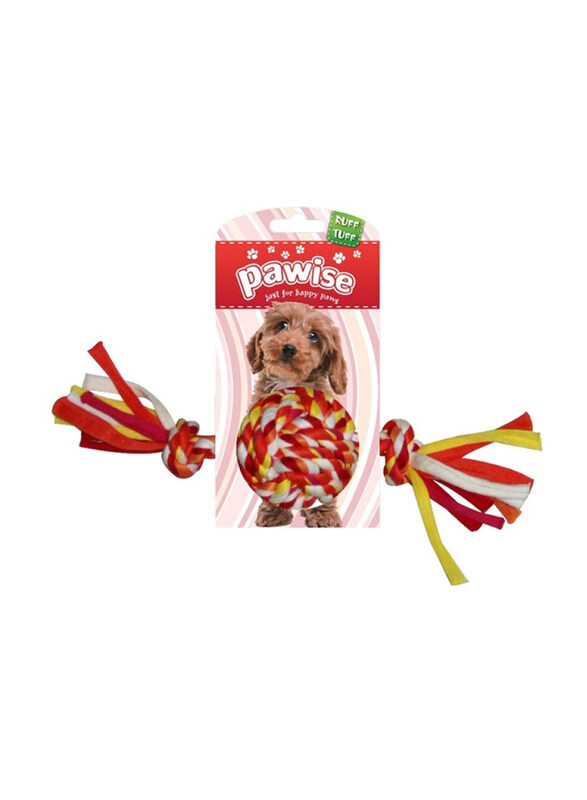 

Pawise Colourful Braided Rope Ball, 20cm, Multicolour