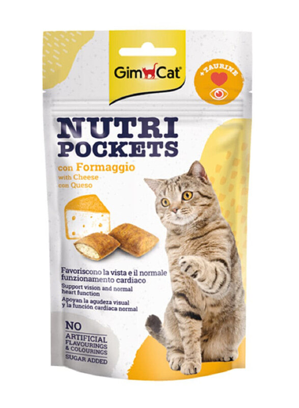 

Gimborn Gimcat Nutri Pockets with Cheese & Taurine Cat Dry Food, 60g