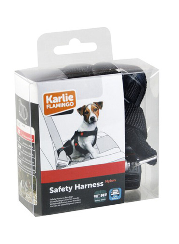 

Karlie 25-40cm Dog Safety Harness, XS, Black