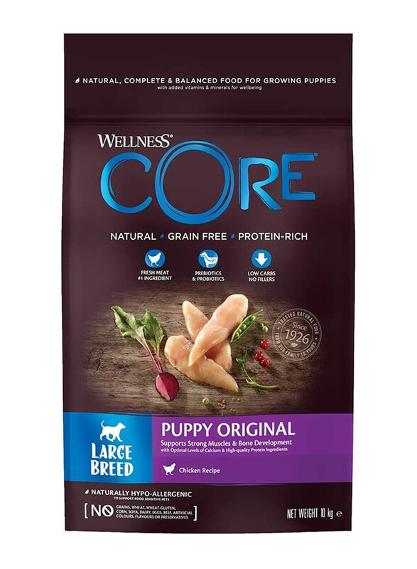 

Wellness Core Large Breed Puppy Original Chicken Recipe Dog Dry Food, 10Kg