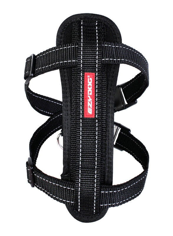 

Ezydog Chest Plate Dog Harness, Medium, Black