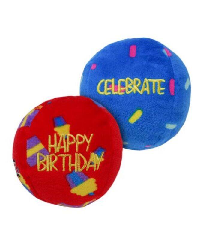 

Kong Occasions Birthday Balls Dog Toy 2pk For Medium Dog