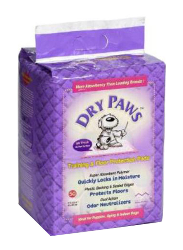 

Midwest Dry Paws Training & Floor Protection Small Pads, 50 Piece, Pink