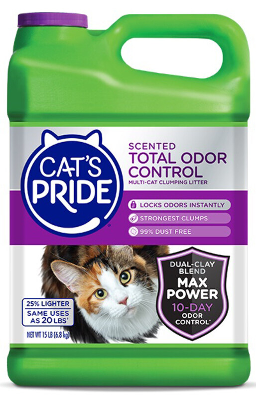 

Cat's Pride Total Odor Control Scented Cat Litter, 6.8Kg