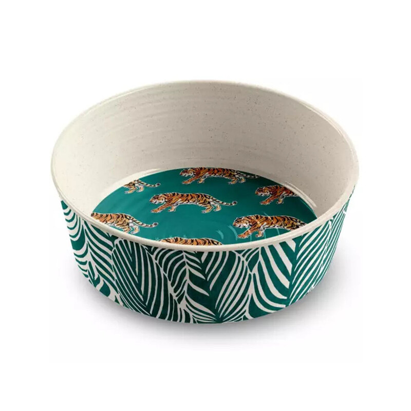 

TarHong Safari Pet Bowl, Tiger, Medium, 6.7 x 2.3-inch, 4 Cups