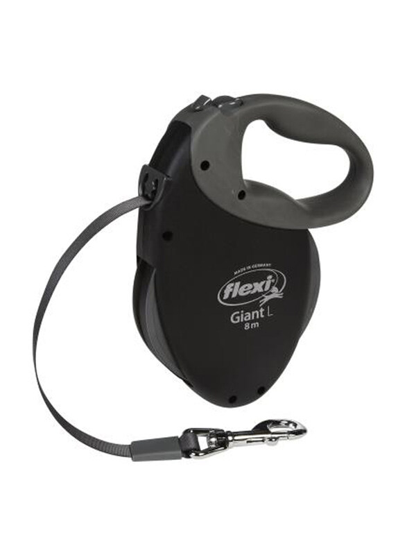 

Flexi Retractable Leash Giant Tape, 8M, Black