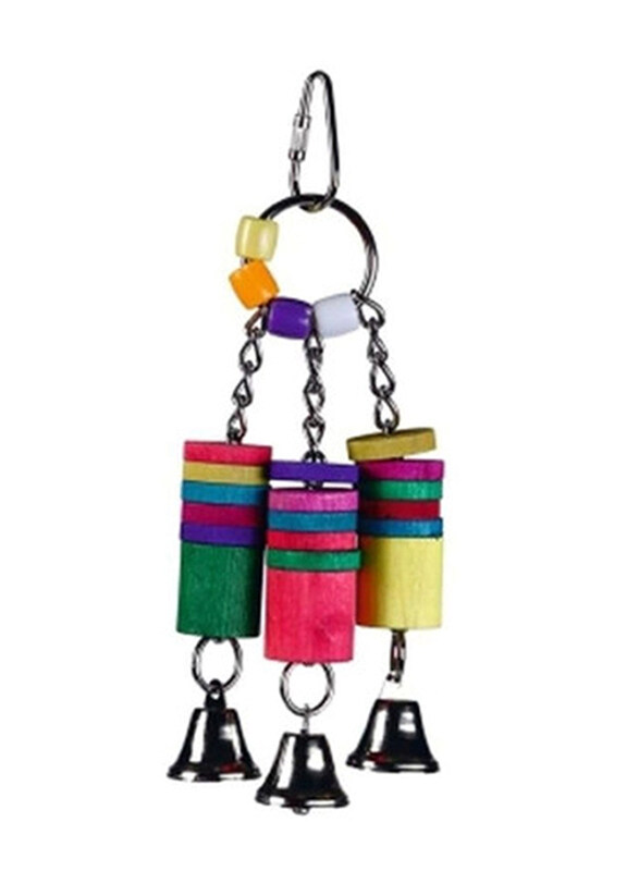 

Beeztees Wooden Bellos Bird Toy, Multicolour