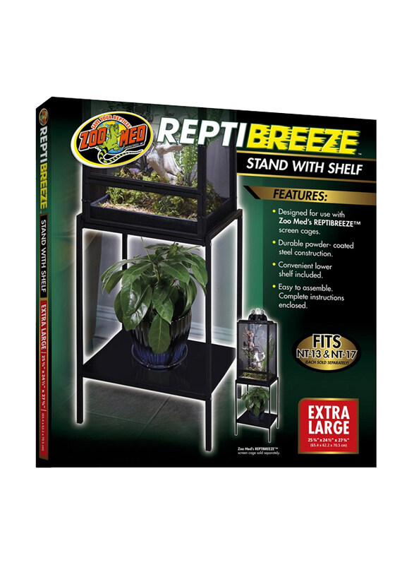 

Zoomed ReptiBreeze Stand with Shelf, X-Large, Multicolour