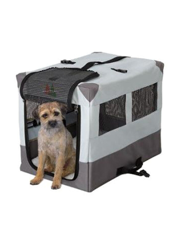 

Midwest Canine Camper Double Door Soft Sided Crate, 30 Inch, Multicolour