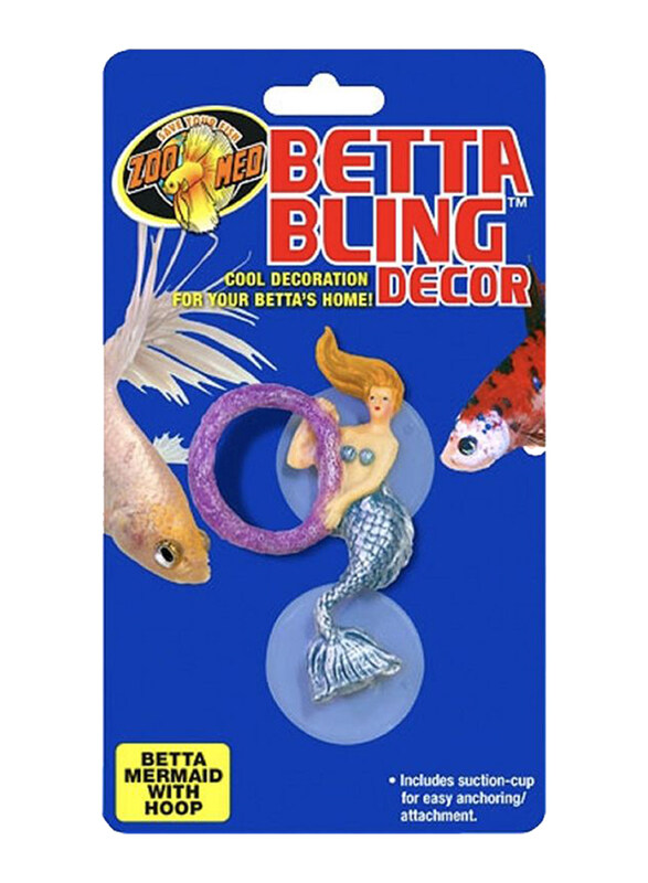 

Zoomed Betta Bling Decor Mermaid with Hoop, Multicolour