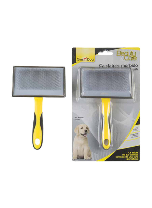 

GimDog Soft Slicker Brush, Medium, Multicolour