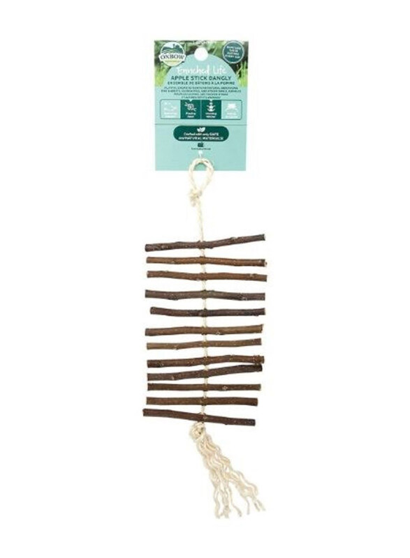 

Oxbow Enriched Life Apple Stick Dangly Treat Small Pets Dry Food, 1 Piece