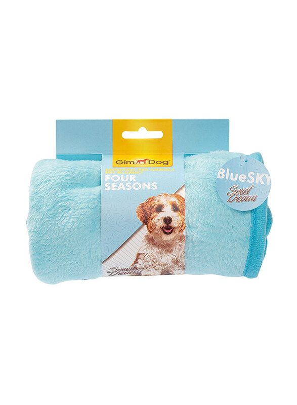

Gimdog Coppertina Four Seasons Pet Blanket, 60 x 40cm, Blue Sky