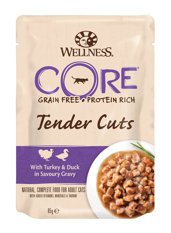 

Wellness Core Tender Cuts Turkey & Duck Adult Cat Wet Food, 85g