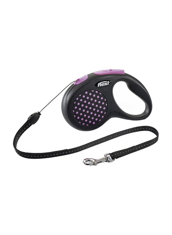 

Flexi 5-Meter Standard Colour Cord, Medium, Pink/Black