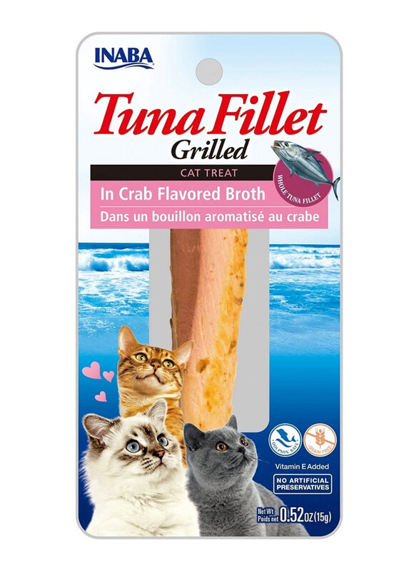 

Inaba Grilled Tuna in Crab Flavoured Broth Cat Wet Food, 15g