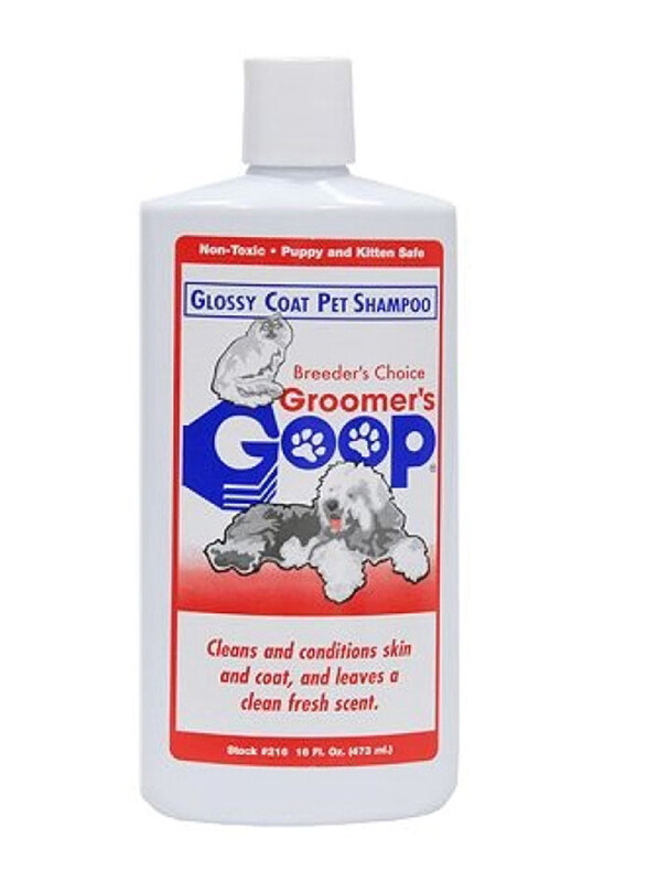 

Groomer's Goop Glossy Coat Pet Shampoo Bottles, 16oz, White