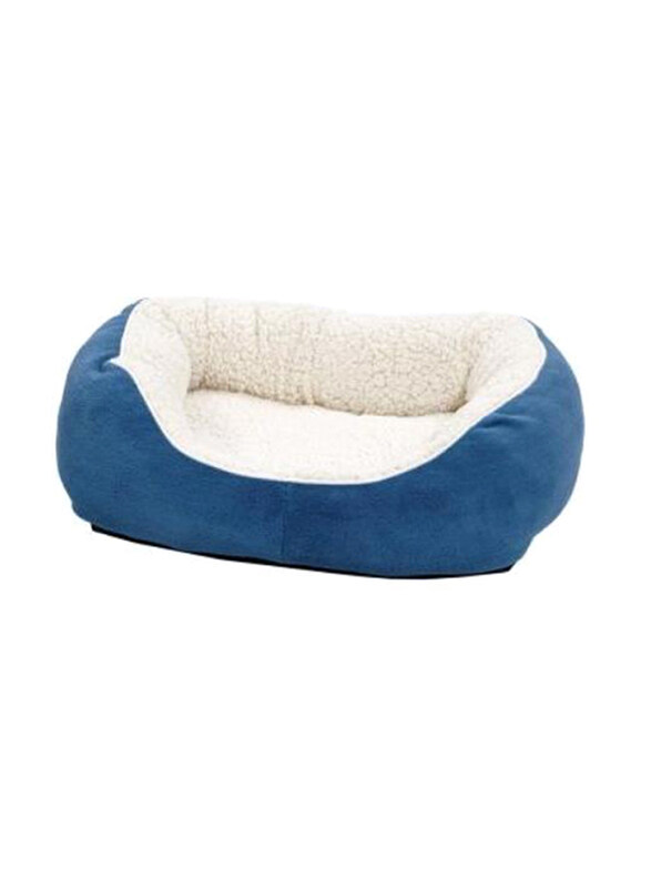 

Midwest Quiet Time Boutique Cuddle Bed for Dogs, Small, Blue