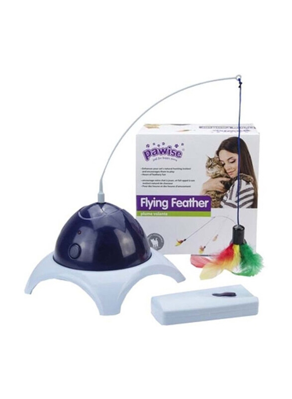 

Pawise Cat Flying Feather with Remote Control, Multicolour
