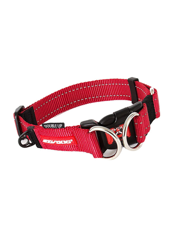 

Ezydog Double Up Dog Collar, Large, Red