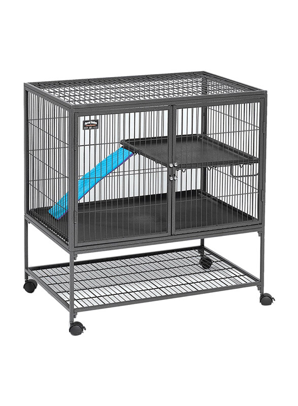 

Midwest Ferret Nation Single Unit Ferret Cage with Stand, Black