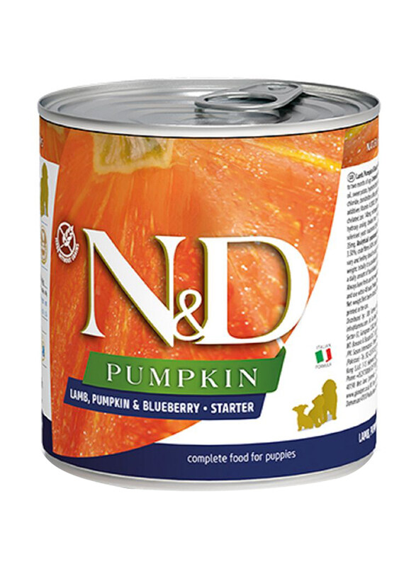 

Farmina N&D Lamb/Pumpkin & Blueberry Starter Dog Wet Food, 285g