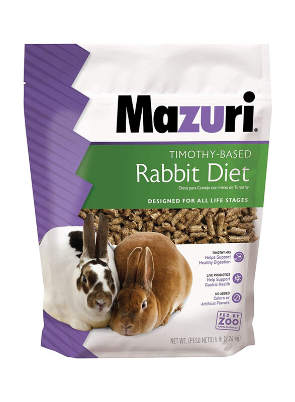 

Mazuri Timothy-Based Rabbit Diet Dry Food, 2.26Kg