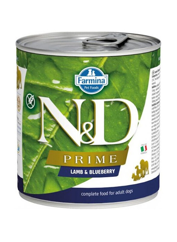 

Farmina N&D Prime Lamb/Pump & Blueberry Dog Wet Food, 285g