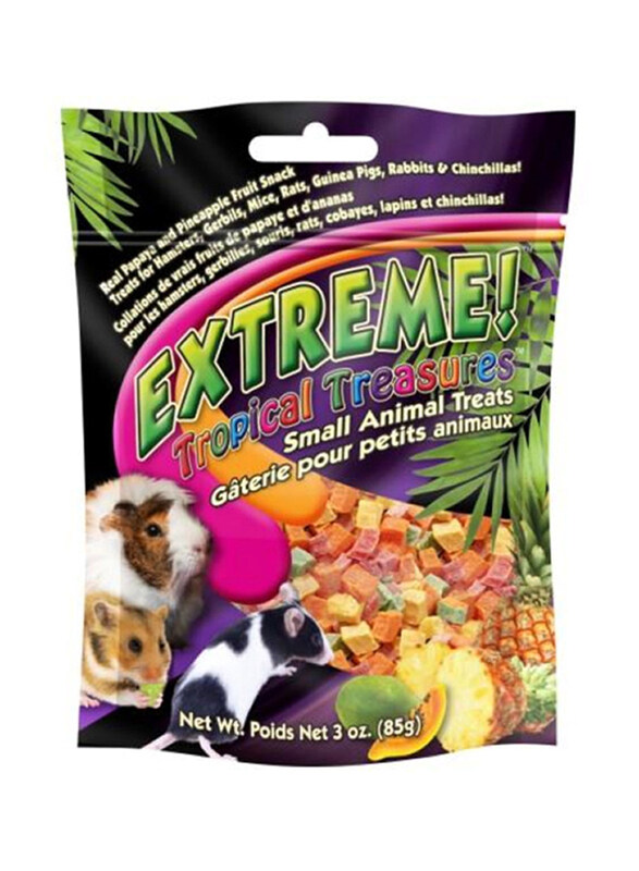 

Brown's Extreme Tropical Treasures Small Animal Treat Dry Food, 85g