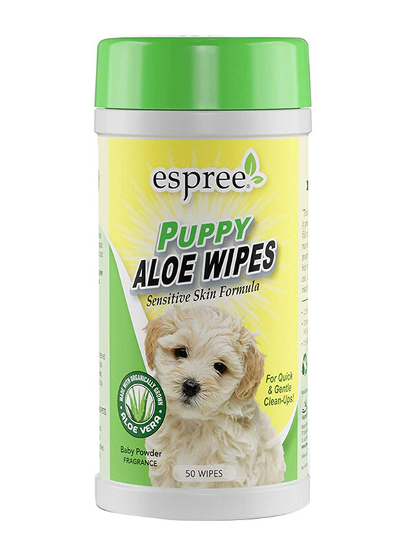 

Espree Puppy Aloe Wipes, 50 Pieces
