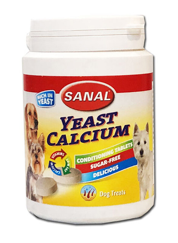 

Sanal Yeast-Calcium Dog Treats Jar, Multicolour