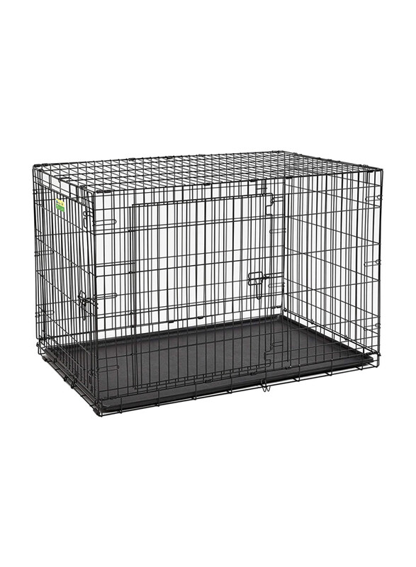 

Midwest Contour Double Door Dog Crate, 48 inch, Black