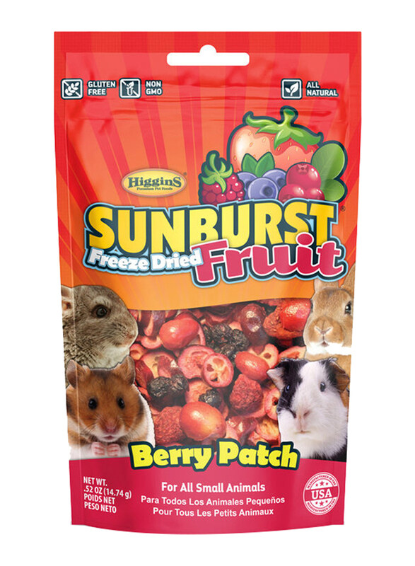 

Higgins Sunburst Treats Berry Patch Small Pets Dry Food, 0.52oz