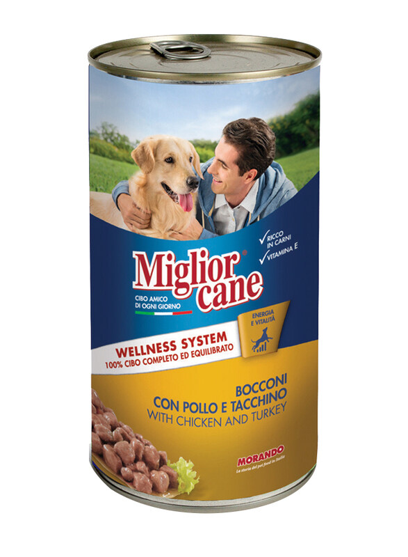 

Miglior Cane Chunks Chicken & Turkey Dog Wet Food, 1250g