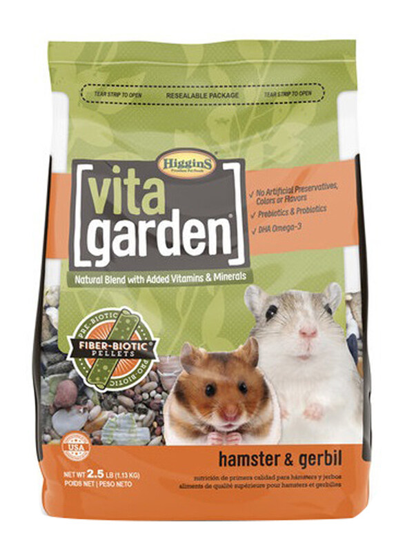 

Higgins Vita Garden Hamster & Gerbil Dry Food, 2.5 Lbs