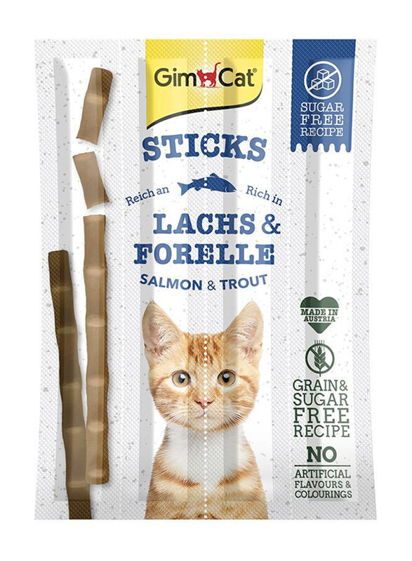 

Gimborn Gimcat Sticks Salmon & Cod Cat Dry Food, 4 x 20g