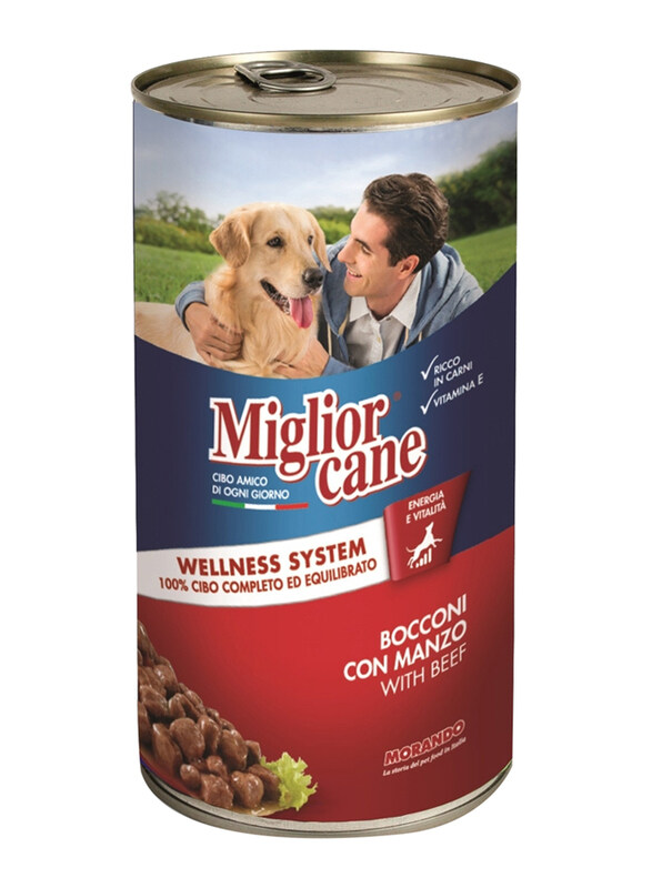 

Miglior Cane Chunks Beef Dog Wet Food, 1250g