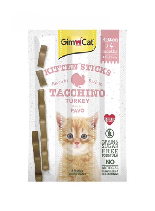 

Gimborn Gimcat Turkey Sticks Cats Dry Food, 3g