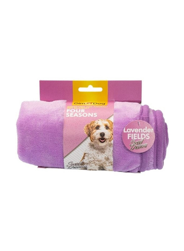 

Gimdog Coppertina Four Seasons Pet Blanket, 60 x 40cm, Lavender Fields