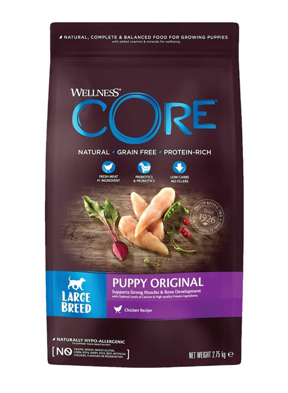 

Wellness Core Large Breed Puppy Original Chicken Recipe Dog Dry Food, 2.75Kg