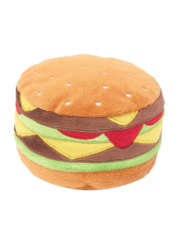

Fuzzyard FuzzYard Hamburger Plush Dog Toy, Multicolour
