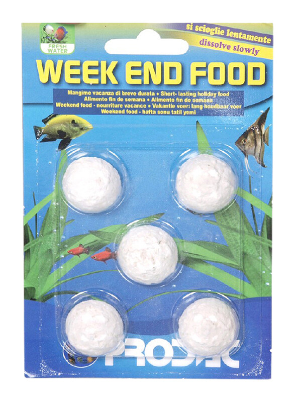 

Prodac Week End Food 5 Tablets Fish Dry Food, 21g