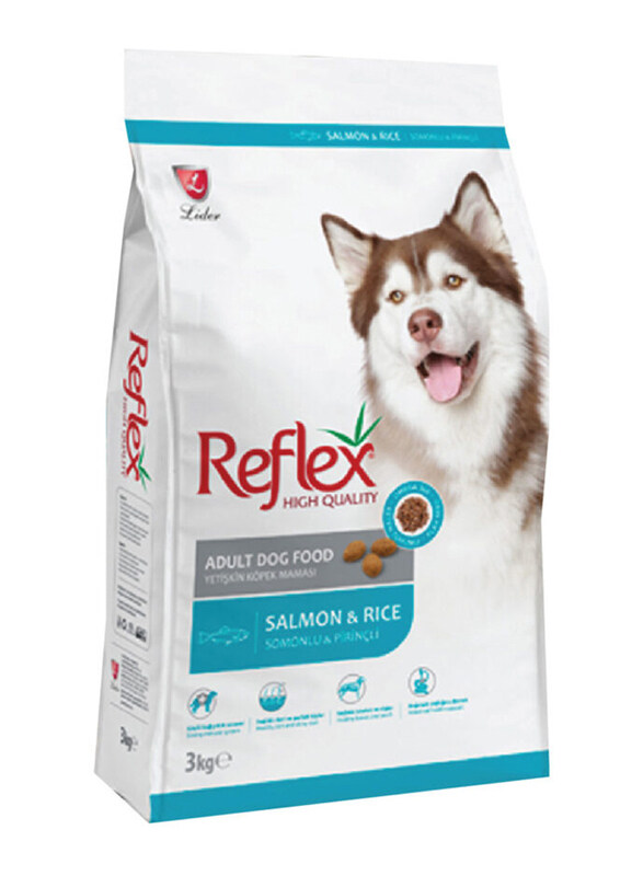 

Lider Reflex Salmon & Rice Adult Dog Dry Food, 3Kg